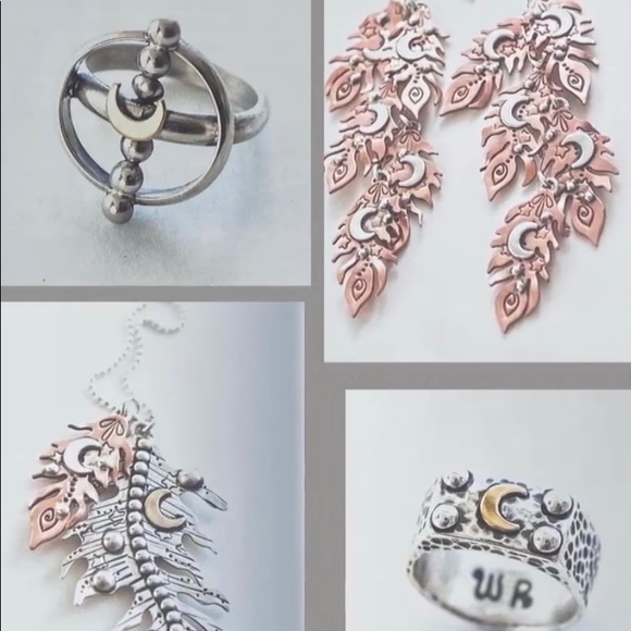 Moon dust feather necklace - Picture 3 of 4